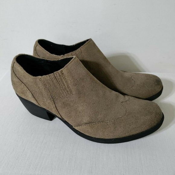 Korks Korkease Suede Ankle Boots Wingtip Booties 9.5 - Picture 1 of 6